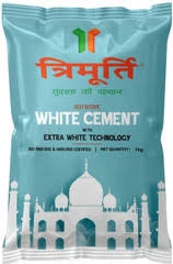Trimurti 1 Kg Decorative Quality White Cement, Multi-Purpose for Home Filling Contact Cement  (1 L)